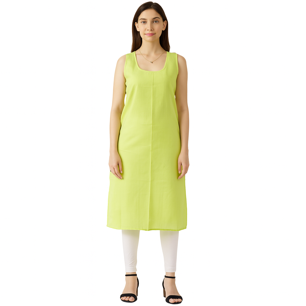 KURTIVERSE Full Slip for Women Cotton Long Inner Wear